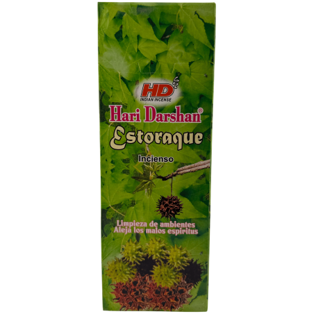 Storax Incense Hari Darshan - Box of 6 hexagonal incense boxes
