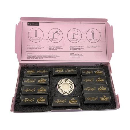 Encens Àrab Dhoop Royal Sultan Misbah's DMP Perfumer Edition - 10 barretes Dhoop amb cremador