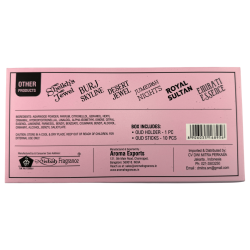 Royal Sultan Misbah's DMP Perfumer Edition Arabisches Räucherstäbchen - 10 Räucherstäbchen mit Brenner