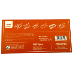 Encens Àrab Dhoop Emirati Essence Misbah's DMP Perfumer Edition - 10 barretes Dhoop amb cremador