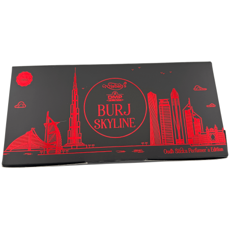 Encens Àrab Dhoop Burj Skyline Misbah's DMP Perfumer Edition - 10 barretes Dhoop amb cremador
