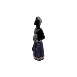 Figura do Orisha Ogum, 11x4x3cm.