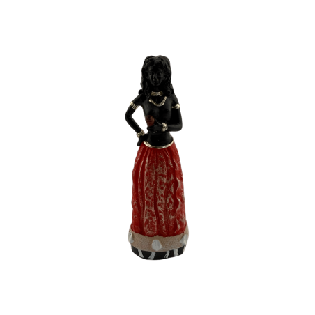 Figura Orixá Pomba Gira 10x3x2,8cm.