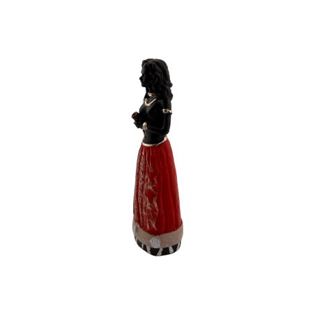 Figurine Orisha Pomba Gira 10x3x2,8cm.