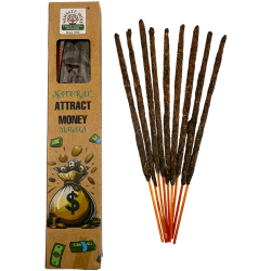 Natürlicher Weihrauch zieht Geld an Namaste India Natural Masala Orkay - 1 Schachtel Bio-Weihrauch 30g.