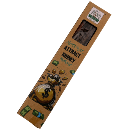 Natürlicher Weihrauch zieht Geld an Namaste India Natural Masala Orkay - 1 Schachtel Bio-Weihrauch 30g.