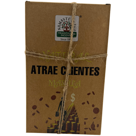 Un coffret d'encens naturel attire les clients Namaste India Natural Masala Orkay - 12 boîtes d'encens bio de 30 g.