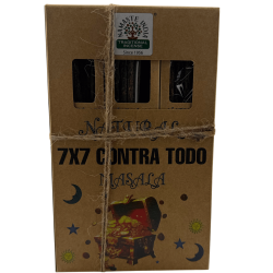 天然香ボックス 7x7 Against All Namaste India Natural Masala Orkay - オーガニック香 30g 12 箱。
