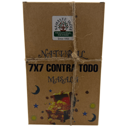 Caja Incienso natural 7x7 Contra Todo Namaste India Natural Masala Orkay - 12 cajetillas de incienso orgánico 30gr.