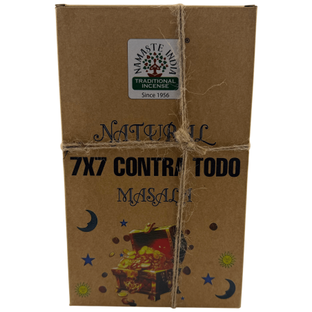 天然香ボックス 7x7 Against All Namaste India Natural Masala Orkay - オーガニック香 30g 12 箱。