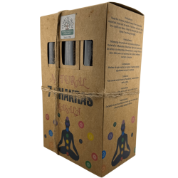 Natürliche Räucherstäbchenbox 7 Chakras Namaste India Natural Masala Orkay - 12 Schachteln Bio-Räucherstäbchen 30g.