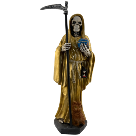 Helig Död Resinfigur 30cm Gyllen