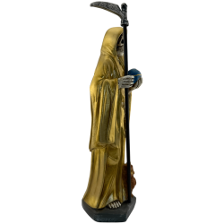 Holy Death Resin Figure 30cm Golden