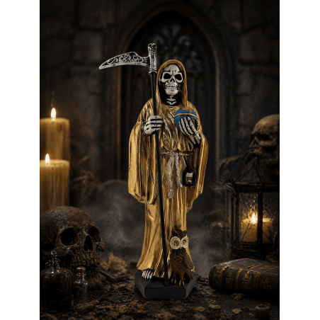Holy Death Resin Figure 30cm Golden