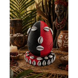 Figura Resina Cap Eleggua 22cm