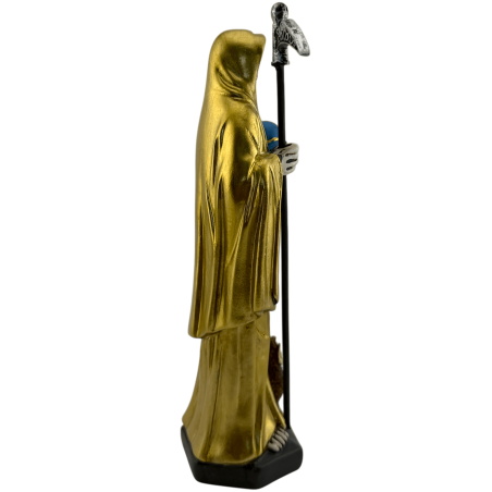 Figura Resina Santa Mort 20cm Daurada