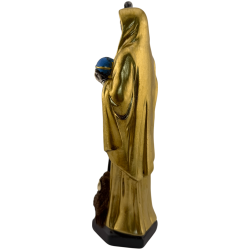 Figura Resina Santa Mort 20cm Daurada