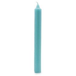 Velas a granel de color sólido - Aqua rústico - Paquete de 10  - 1