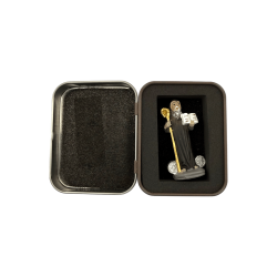 Figurine de saint Benoît en résine, 5 cm, en boîte