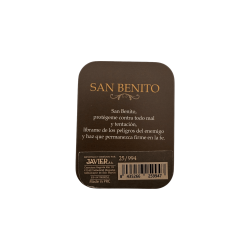 Figura Resina Sant Benet 5cm de llauna
