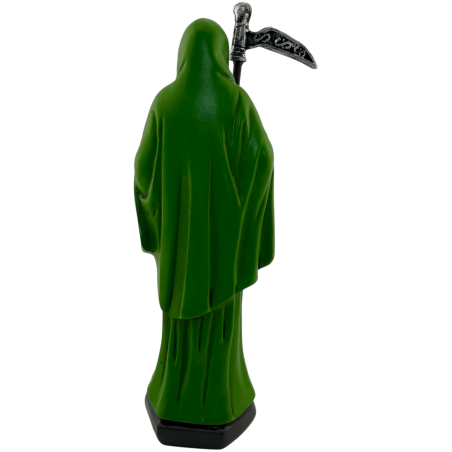 Harts Santa Muerte Figur 15cm Grön