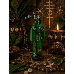 Figura Resina Santa Mort 15cm Verd