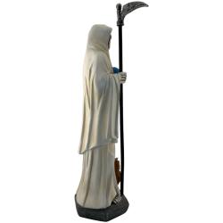 Figurina Santa Muerte din rasina alba 30cm