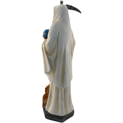 Biała żywiczna figurka Santa Muerte 30cm