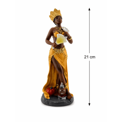 Figura de Oshun em resina, 21 cm