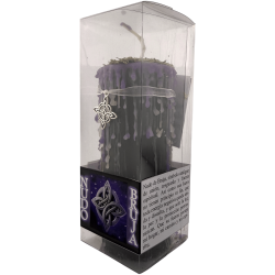 Vela Talismã Nó de Bruxa - Vela Esotérica com Amuleto Especial 14x6cm - União, Proteção e Força Espiritual