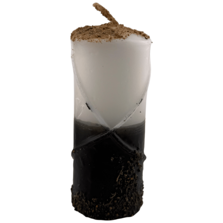 Vela especial para fechar caminhos 14x6cm - Inclui ritual, óleo e pós