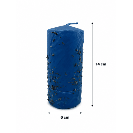 Kräuterkerze – Esoterische Kerze 14 x 6 cm – Heilend