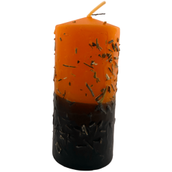 Candela alle erbe per rompere i blocchi - Candela esoterica 14x6cm - Rimuove gli ostacoli fisici ed energetici
