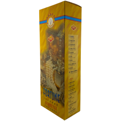 SAC Fortuna Räucherstäbchen – Schachtel mit 6 sechseckigen Packungen à 20 Stäbchen, insgesamt 120 Räucherstäbchen