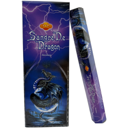 SAC Dragon's Blood Incense - Box of 6 hexagonal...
