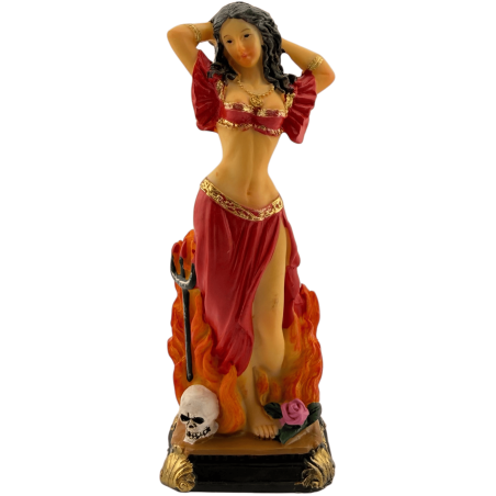 Pomba Gira harsfiguur 14 cm.