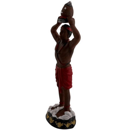 Statuetta in resina di Eleggua, 15 cm.