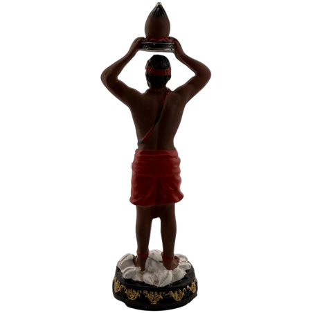 Statuetta in resina di Eleggua, 15 cm.