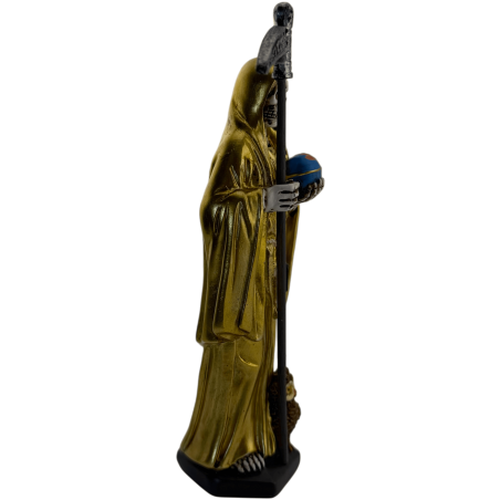 Figurina din rasina Golden Santa Muerte 15cm.