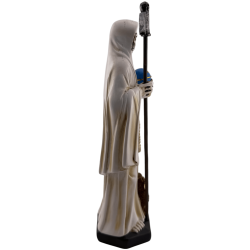 Hars Santa Muerte-figuur 20 cm wit