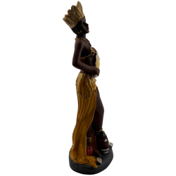 Oshun harsfiguur, 15 cm.