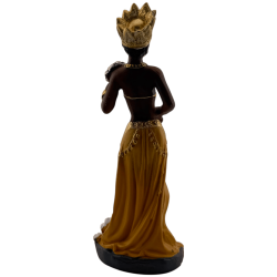 Oshun harsfiguur, 15 cm.
