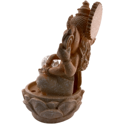 Font Aigua Resina Ganesha amb llum 18x18x29