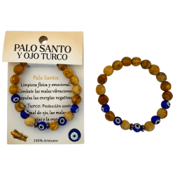 Palo Santo und Türkisches Augenarmband –...