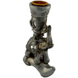 Bougeoir éléphant 0.55x0.75x1.35 cm