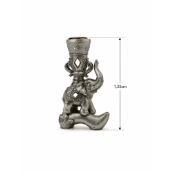 Elefanten-Kerzenhalter 0.55x0.75x1.35 cm