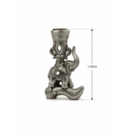 Porta espelmes Elefant 0.55x0.75x1.35 cm