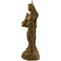 Lumânare Zeița Norocului de Aur - 16x5.3cm.