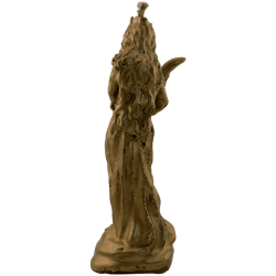 Gouden geluksgodin kaars - 16x5,3cm.