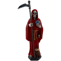 Figura Resina Santa Mort Vermella 15cm.